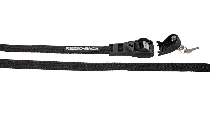 Rhino-Rack RTD25L Rapid Tie Down Straps - 2.5m/8ft - Pair - Black