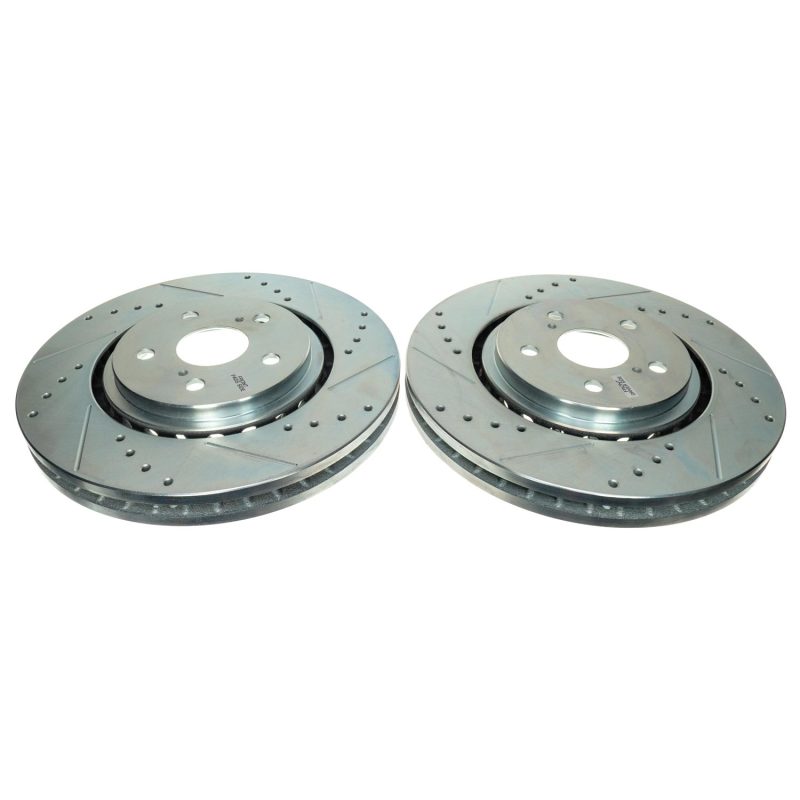 PowerStop fits Toyota 21-22 Sienna Front Drilled & Slotted Rotor - Pair