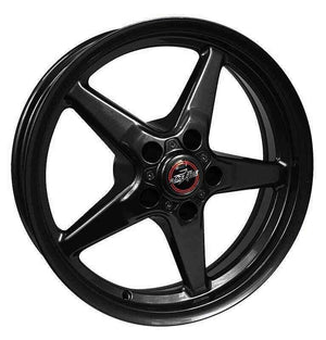 Race Star 92-705852B 92 Drag Star Bracket Racer 17x10. 5x5.50BC 6.5BS Gloss Black Wheel