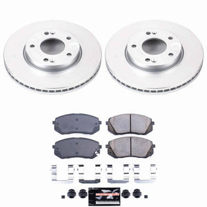 Power Stop 07-10 Kia Rondo Front Z23 Coated Brake Kit