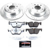 PowerStop K6852-26 13-18 fits BMW 320i xDrive Rear Z26 Street Warrior Brake Kit