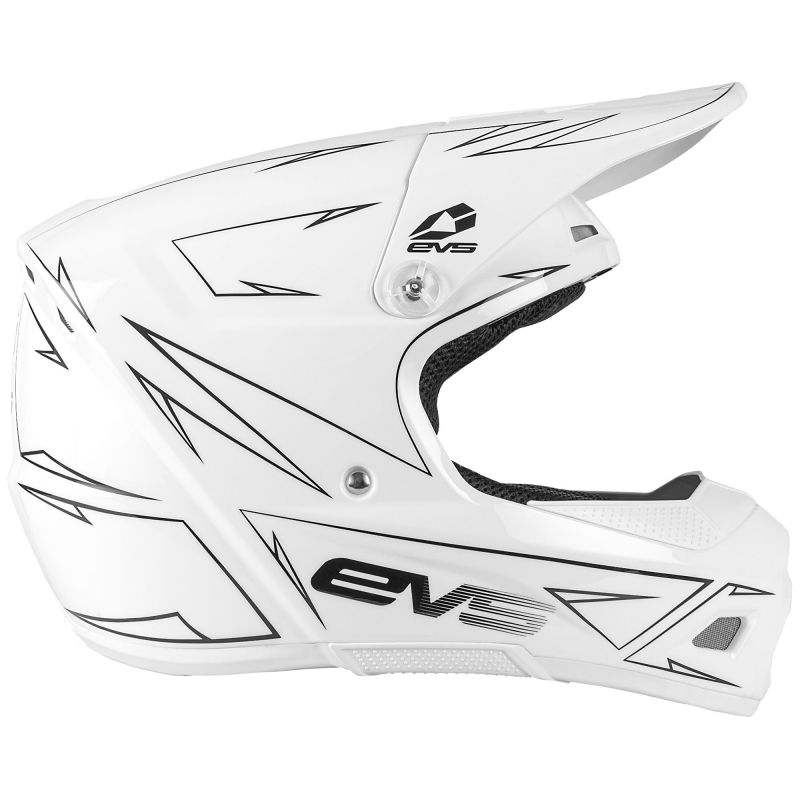 EVS HE21T3P-WH-M T3 Pinner Helmet White Youth - Medium