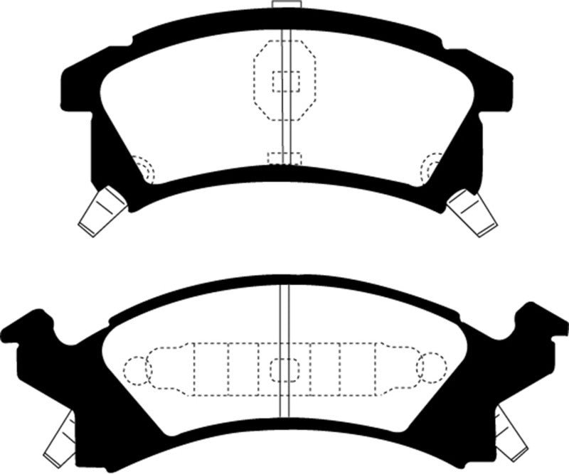 EBC DP21175 fits Buick 96-98 Skylark 2.4 Greenstuff Front Brake Pads