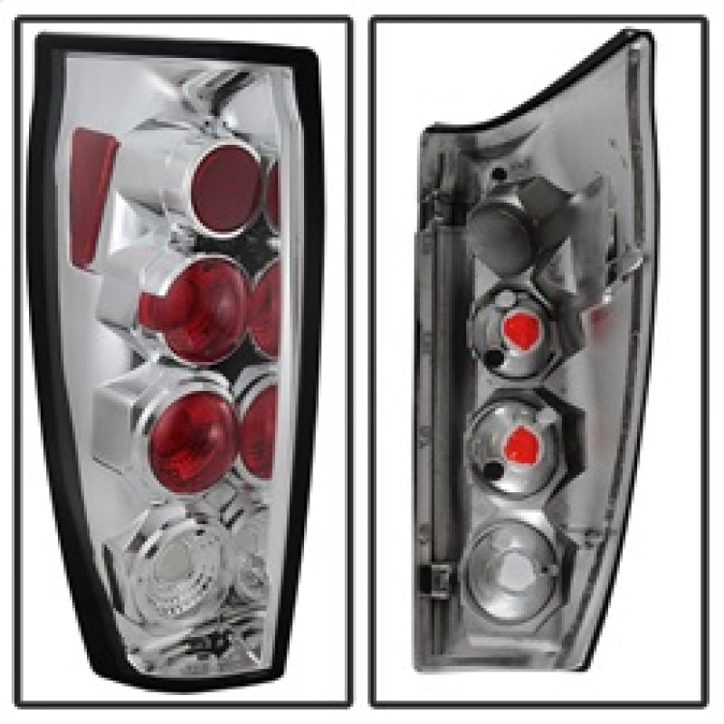 Spyder 5001115 fits Chevy 02-06 Avalanche Euro Style Tail Lights Chrome ALT-YD-