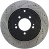 Stoptech 127.46075R Slotted & Drilled Sport Brake Rotor