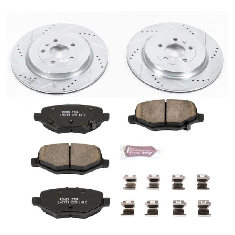 PowerStop K6376 fits Ford 13-19 Explorer Rear Z23 Evolution Sport Brake Kit