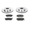 PowerStop K1087 fits Hyundai 98-01 Elantra Front Z23 Evolution Sport Brake Kit