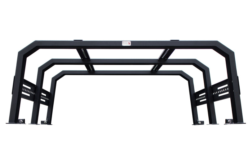 Fishbone Offroad FB21219 20+ fits Jeep Gladiator Bed Rack Full Tackle Rack - Black Powdercoat