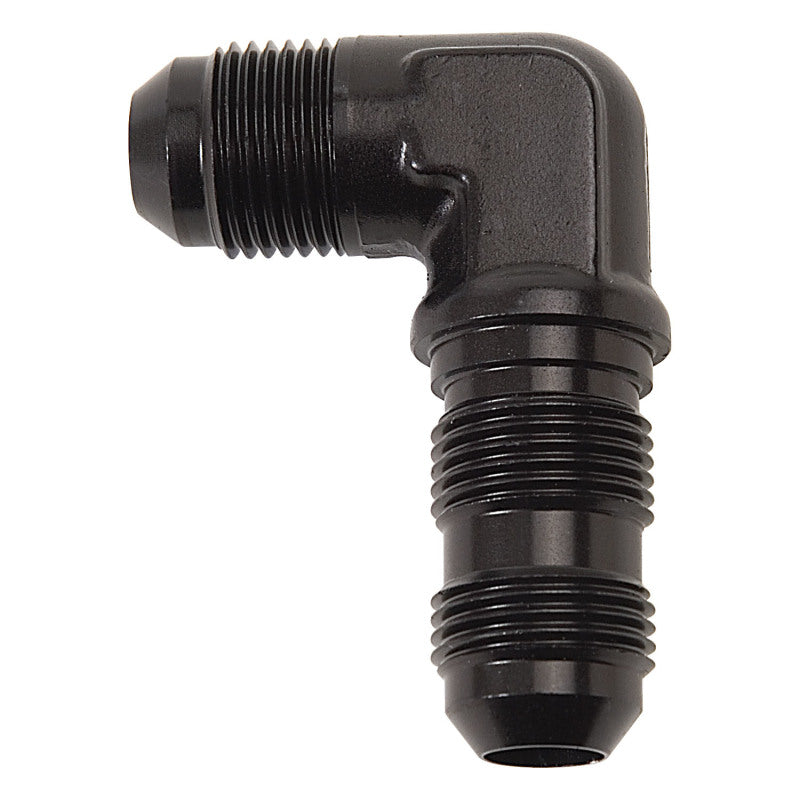 Russell 661263 Performance -8 AN 90 Degree Flare Bulkhead (Black)