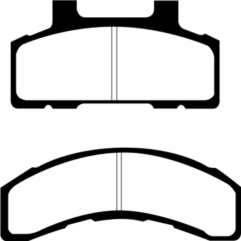 EBC DP21240 fits Buick 93-96 Century 2.2 Greenstuff Front Brake Pads