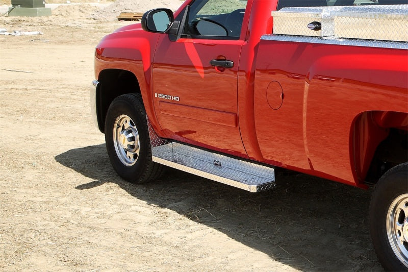 Dee DZ 1040 Zee 09-21 Chevrolet/GMC Express/Savanah Running Board Cab Section Brite-Tread Aluminum