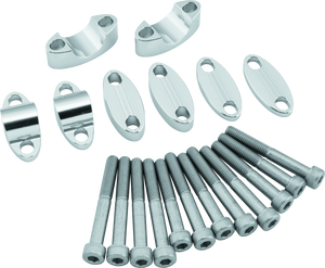 BikeMaster 152270 BikeMaster Aluminum Handlebar Riser 1in Silver