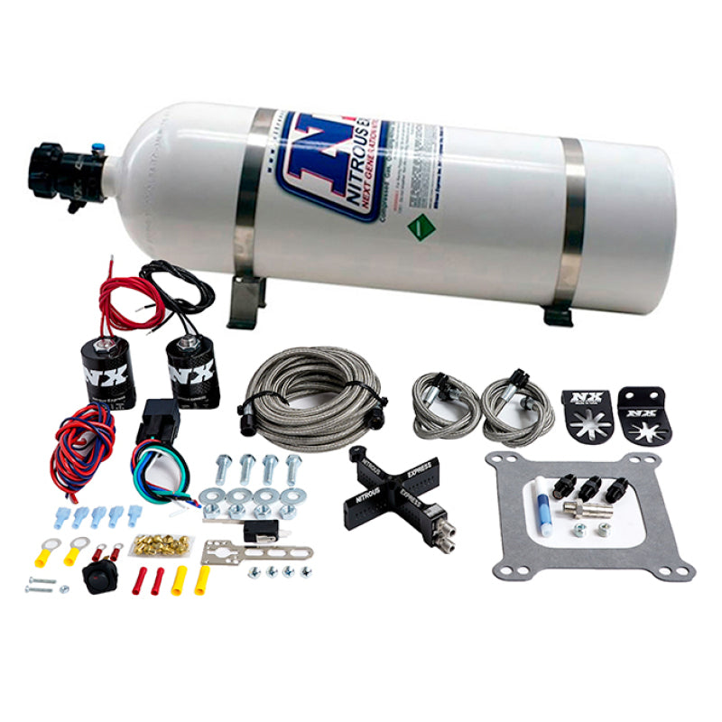Nitrous Express 63041-15 4150 Covert Crossbar Plate System Stage 6 50-300HP (15l