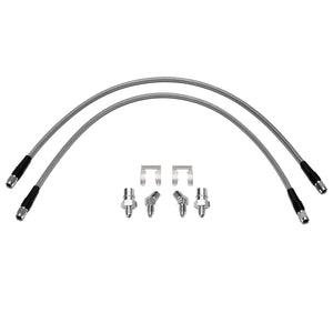 Wilwood flexline kit 25IN OAL M10X1.0 BF 45 deg 1/8-27 NPT