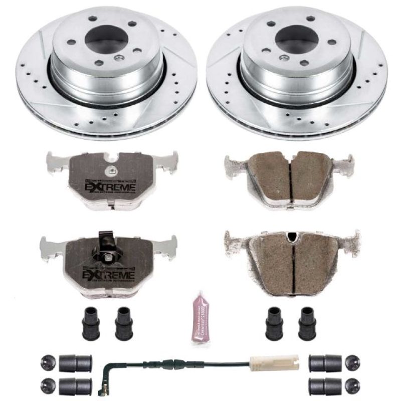 PowerStop K5492-26 06-07 fits BMW 530xi Rear Z26 Street Warrior Brake Kit