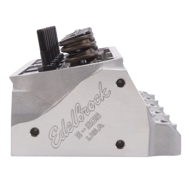 Edelbrock 5027 1Pr SBF Cyl Head E-205 2 08 Intake Complete Assembled w/ Springs