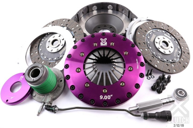 XClutch XKCR23632-2G 14-19 fits Chevrolet Corvette 6.2L 9in Twin Solid Organic Clutch Kit