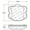 Stoptech 308.1185 Street Touring 06-09 fits Chevrolet Corvette Z06 Front Brake Pads