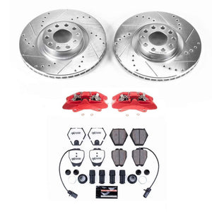 Power Stop KC948-26 02-03 fits Audi S6 Front Z26 Street Kit w/Cals