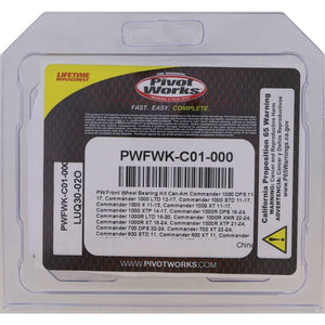 Pivot Works PWFWK-C01-000 06-15 Can-Am fits Outlander 400 STD 4x4 PW - Front Whe