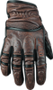 Speed and Strength 878622 Rust and Redemption Leather Gloves Brown - Medium