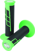 ProTaper 21658 Clamp-On 1/2 Waffle Grips - Neon Green/Black