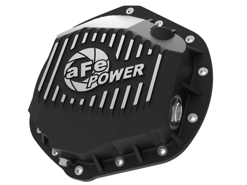AFE 46-70392 Pro Series Rear Differential Cover Black w/ Machined Fins 14-18 fi