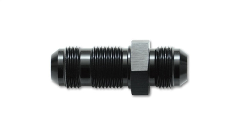 Vibrant 10685 -12AN Flare Straight Bulkhead Adapter Fitting - Aluminum