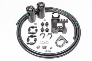 Radium Engineering 20-0337-FL 90-05 fits Mazda MX-5 Dual Catch Can Kit Fluid Loc