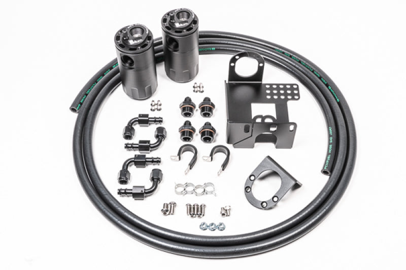 Radium Engineering 20-0337-FL 90-05 fits Mazda MX-5 Dual Catch Can Kit Fluid Loc