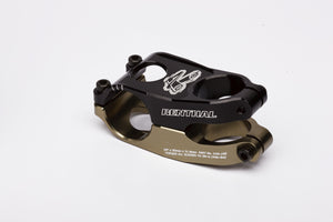 Renthal STM100-BKAG fits Duo Stem 50 mm. - Aluminum Gold/Black