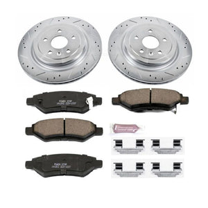 PowerStop K4723 fits Cadillac 08-14 CTS Rear Z23 Evolution Sport Brake Kit