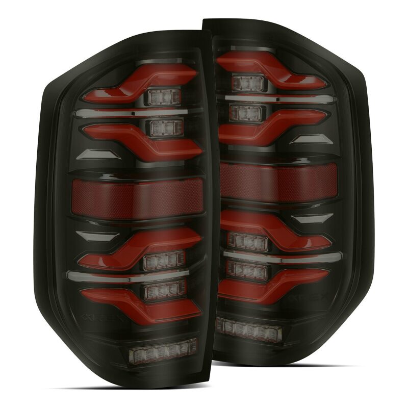 AlphaRex 672050 14-21 fits Toyota Tundra LUXX LED Taillights Black/Red w/Acti