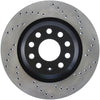 Stoptech 128.33113L 09-13 fits VW CC 3.6L VR6 / 08-09 & 12 Golf R/Golf R32 Drilled Left Rear Rotor