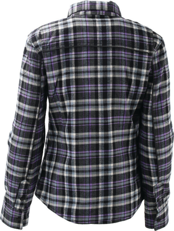 Kuryakyn 094527 Kuryakyn Leather By River Road Cameo Flannel Moto Shirt Womens - Small