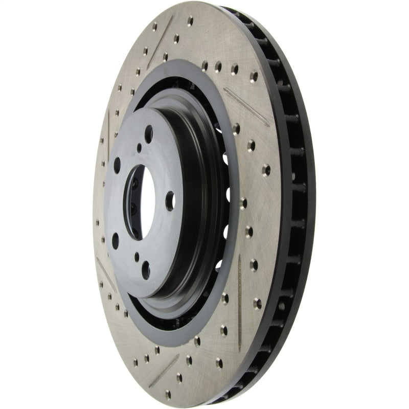 Stoptech 127.44158R Sport Drilled & Slotted Rotor - Front Right