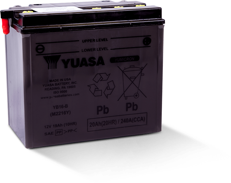 Yuasa YUAM2216Y YB16-B Yumicron 12 Volt Battery