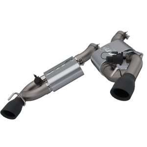 QTP 400116B 2016-2024 fits Chevrolet Camaro SS QTP Screamer Axle Back Dual Tip Bumper Black Tips
