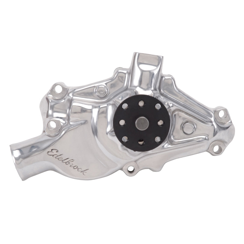 Edelbrock 8820 Water Pump High Performance fits Chevrolet 350 CI V8 Short Style Polished Finish