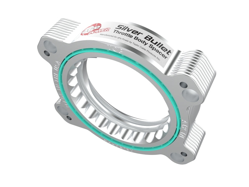 AFE 46-34017 ette C8 Silver Bullet Aluminum Throttle Body Spacer Works w/ Facto
