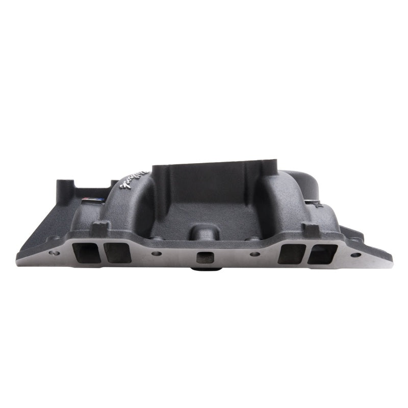 Edelbrock 71933 Performer RPM 440 Manifold Black Powdercoated