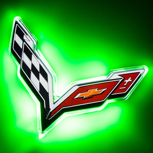 ORACLE Lighting 3633-004 Oracle fits Corvette C7 Rear Illuminated Emblem - Green