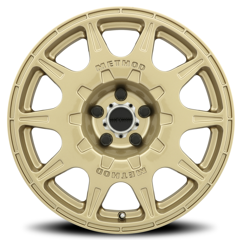 Method MR50278012138-2 MR502 RALLY 17x8 +38mm Offset 5x4.5 67.1mm CB Gold Wheel