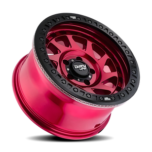 Dirty Life 9313-7970R12 9313 Enigma Race 17x9 / 8x170 BP / -12mm Offset / 125.2mm Hub Crimson Candy Red Wheel