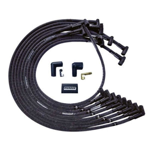 Moroso 51543 BBC Under Header 90 Deg Plug End HEI Sleeved Ultra Spark Plug Wire