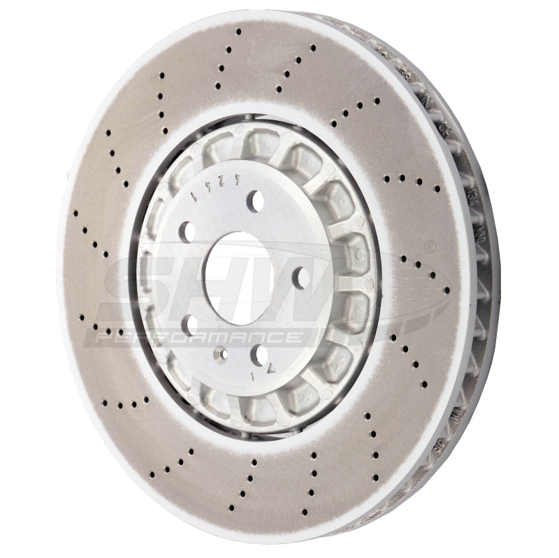SHW Performance AFX44325 fits Audi RSQ3 2.5L Front Cross-Drilled Brake Rotor