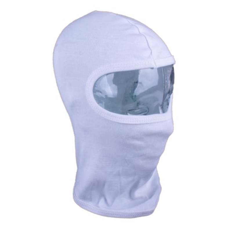Racequip 420001 Cotton Underwear Head Sock Balaclava / Helmet Hood White
