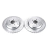 PowerStop fits Hyundai Genesis 10-16 Coupe Rear Evolution Drilled & Slotted