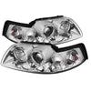 Spyder 5010452 fits Ford 99-04 Mustang Projector Headlights LED Halo Chrome Hig