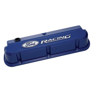 fits Ford Racing 302-136 289-351 Slant Edge Blue Valve Cover
